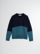 Load image into Gallery viewer, Indi &amp; Cold Colour block knit Teal
