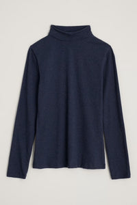 Seasalt Landing roll neck top Maritime