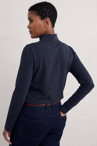 Seasalt Landing roll neck top Maritime