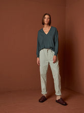 Load image into Gallery viewer, Indi &amp; Cold Sophie v neck light weight sweater Petrol
