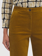 Load image into Gallery viewer, Nice Things Bubble cord classic trouser Olive Green
