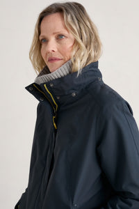 Seasalt Janelle waterproof raincoat Squid Ink