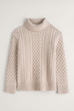 Load image into Gallery viewer, Seasalt Pine forest merino wool cable jumper Aran
