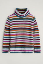 Load image into Gallery viewer, Seasalt Braque stripe wool jumper Interplay Wild Orchid
