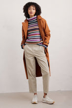 Load image into Gallery viewer, Seasalt Braque stripe wool jumper Interplay Wild Orchid
