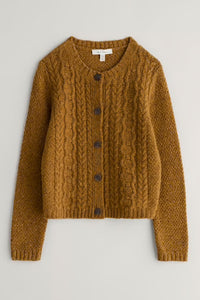 Seasalt Tressa cable cardigan Marshland