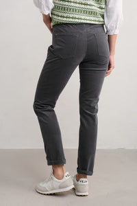 Seasalt Lamledra micro cord trousers Coal