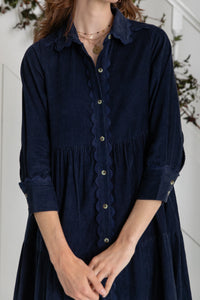 Bonté Valerie corduroy dress Navy