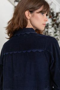 Bonté Valerie corduroy dress Navy