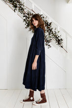 Load image into Gallery viewer, Bonté Valerie corduroy dress Navy
