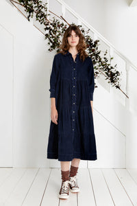 Bonté Valerie corduroy dress Navy