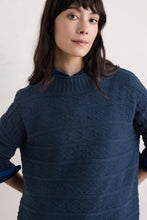 Load image into Gallery viewer, Seasalt Penkestle jacquard knit jumper Maritime
