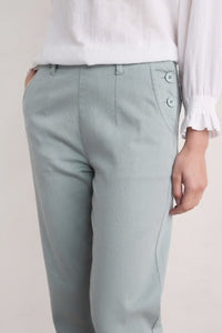 Seasalt Waterdance side button trouser Tor