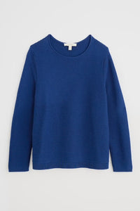 Seasalt Makers organic cotton jumper Washed Marine