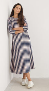 Seasalt 3/4 Ivey dress Mini Cornish Hessian Maritime