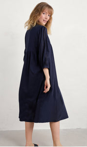 Seasalt Earth colours cotton dress Maritime