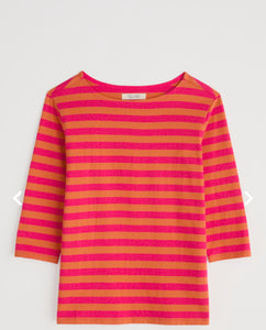 Seasalt Sailor top scallion Wild Raspberry