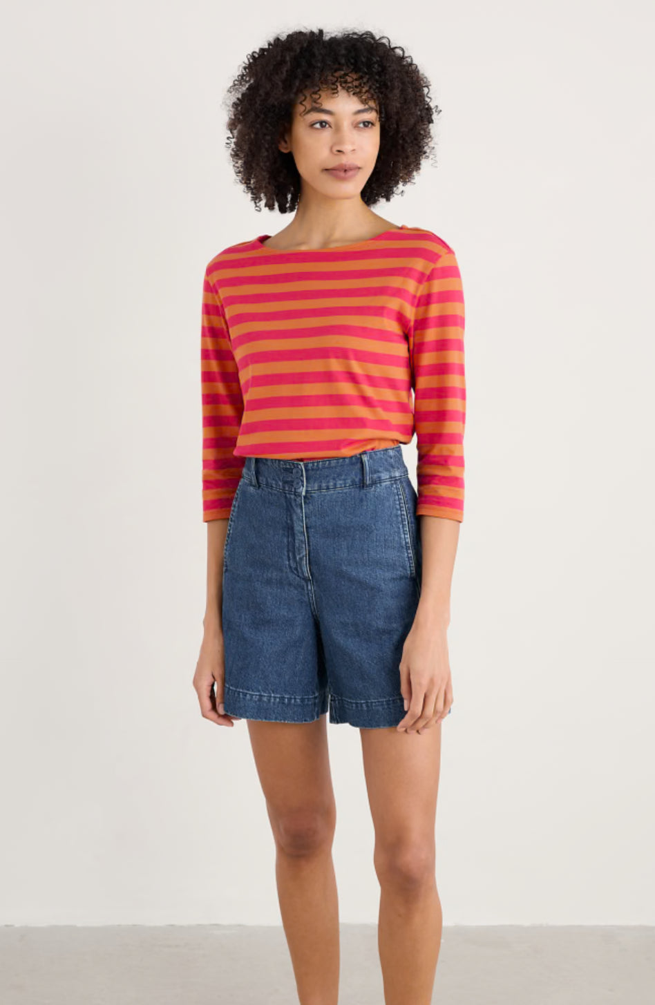 Seasalt Sailor top scallion Wild Raspberry