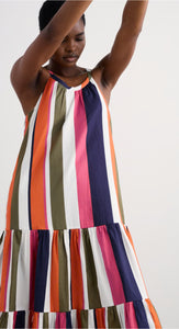 Seasalt Alba cotton dress Indian Summer Multi