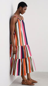 Seasalt Alba cotton dress Indian Summer Multi