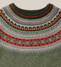 Eribe Alpine merino wool short sweater Braemar