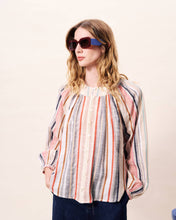 Load image into Gallery viewer, FRNCH Balearic stripe blouse Multi Jean - CW CW 
