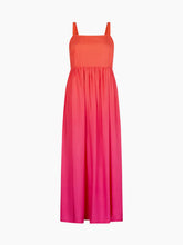 Load image into Gallery viewer, Great Plains Dip dye strappy dress Magenta Flame
