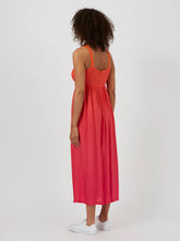 Load image into Gallery viewer, Great Plains Dip dye strappy dress Magenta Flame
