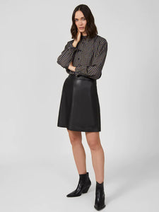 Great plains Ania faux leather skirt Black