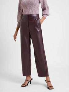 Great Plains Ania faux leather trouser Cocoa