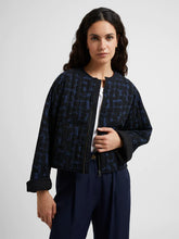 Load image into Gallery viewer, Great Plains Quilted printed bomber jacket Indigo Multi
