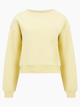 Load image into Gallery viewer, Great Plains Paloma boxy sweatshirt Lemon Grass
