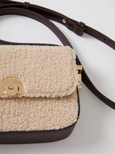 Load image into Gallery viewer, Great Plains Shearling cross body bag Natural
