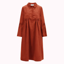 Load image into Gallery viewer, One Collective Malawi baby cord shirt dress Spice
