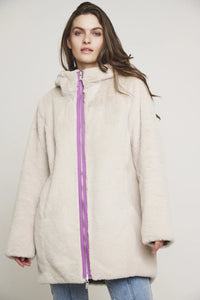 Rino & Pelle Javin reversible coat with faux fur Hunter & Birch