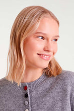 Load image into Gallery viewer, Compañia Fantastica Multi colour button cardigan Grey
