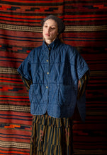 Load image into Gallery viewer, Bonté Kiki denim poncho Indigo
