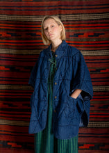 Load image into Gallery viewer, Bonté Kiki denim poncho Indigo
