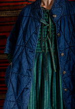 Load image into Gallery viewer, Bonté Kiki denim poncho Indigo

