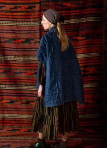 Bonté Kiki denim poncho Indigo