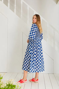 Bonté Luna chequered dress Lapis