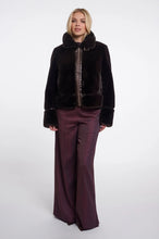 Load image into Gallery viewer, Rino &amp; Pelle Lambra short faux fur jacket Peated
