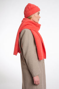 Rino & Pelle Leah super soft scarf Bright Coral