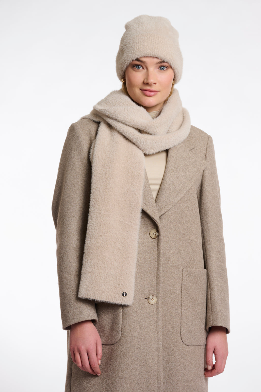 Rino & Pelle Leah super soft scarf Stone