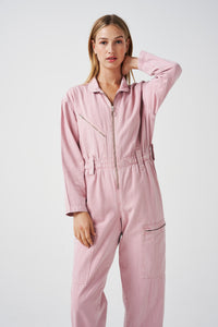 seventy + mochi Amelia all in one jumpsuit Dusky Rose