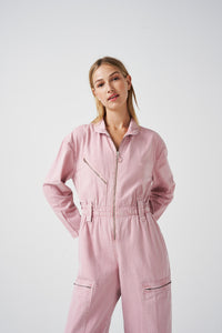 seventy + mochi Amelia all in one jumpsuit Dusky Rose