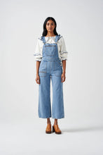 Load image into Gallery viewer, seventy + mochi Elodie frill denim dungaree Rodeo Vintage
