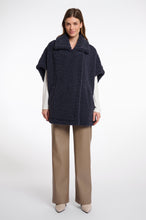 Load image into Gallery viewer, Rino &amp; Pelle Luca teddy fur cape Night Grey
