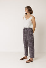 Load image into Gallery viewer, Indi &amp; Cold Flowy block print pant Navy - CW CW 
