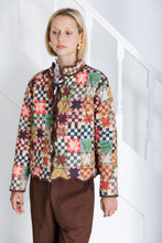 Load image into Gallery viewer, Bonté Mikka reversible quilted check &amp; print jacket Ink Sand Multi

